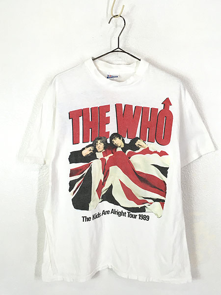 古着 80s USA製 The Who 「The Kids Are Alright Tour」 ツアー ロック バンド Ｔシャツ XL  古着【30off】 古着 通販 ヴィンテージ 古着屋 Dracaena ドラセナ