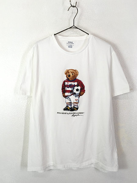 のサイズ Polo Ralph Lauren サッカーボールポロベアTシャツ cLbVi