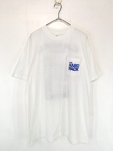 古着 90s USA製 CAMEL 「The Hard Pack」 キャメル ポケット Tシャツ 