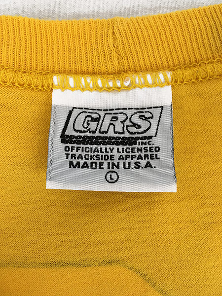古着 90s USA製 Kodak マルチ ボーダー レーシング Tシャツ L 古着 