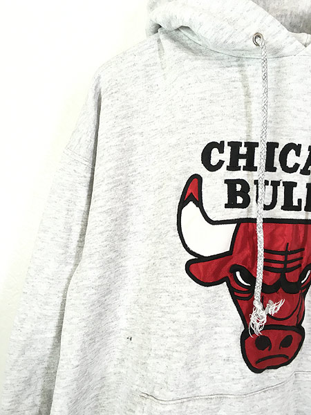 90sChicago Bulls【90's】希少 NBA オーバープリントフーディー