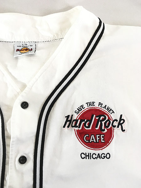 古着 90s USA製 Hard Rock Cafe ハードロック 半袖 ベースボール 