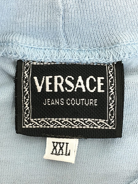 古着 90s Italy製 Versace ヴェルサーチ メドゥーサ 染み込み Tシャツ 