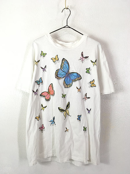90sUSA製 BUTTERFLY Tシャツ 2XL 蝶々 VINTAGE | tspea.org