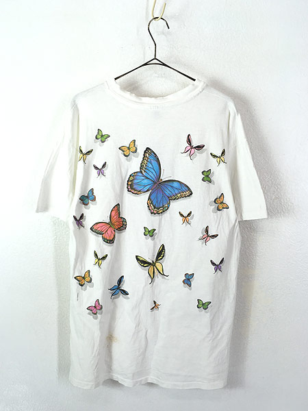 90sUSA製 BUTTERFLY Tシャツ 2XL 蝶々 VINTAGE | tspea.org