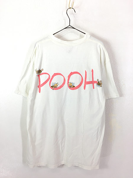 古着 90s USA製 Disney Pooh クマのプーさん BIGプリント Tシャツ XL位 ...