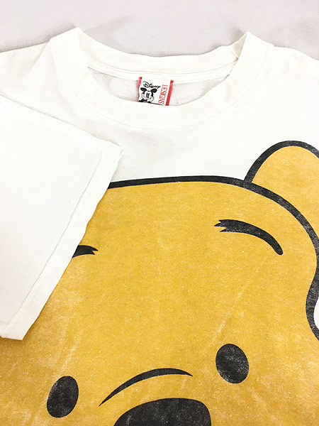 古着 90s USA製 Disney Pooh クマのプーさん BIGプリント Tシャツ XL位 ...
