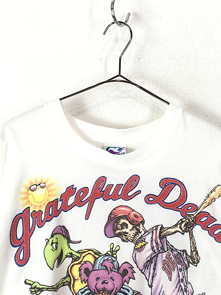 古着 90s USA製 Grateful Dead 「Steal Your Base」 野球 ロック バンド Tシャツ XL 古着 - 古着 通販  ヴィンテージ 古着屋 Dracaena ドラセナ