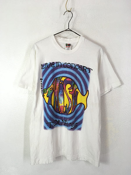 古着 90s USA製 PHiSH フィッシュ ツアー ジャム ロック バンド Ｔシャツ L 古着 - 古着 通販 ヴィンテージ 古着屋  Dracaena ドラセナ