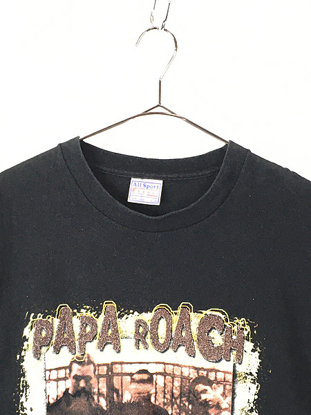 古着 00s Papa Roach 初期 ヘヴィメタル ラップ バンド Tシャツ XL 古着 - 古着 通販 ヴィンテージ　古着屋 Dracaena  ドラセナ