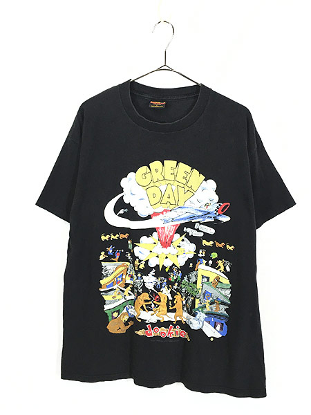 ホワイトブラウン 美品 Green Day グリーンデイ Tシャツ 1995年製