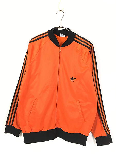 古着 80s USA製 adidas ATP 光沢 ジャージ トップ トラックスーツ