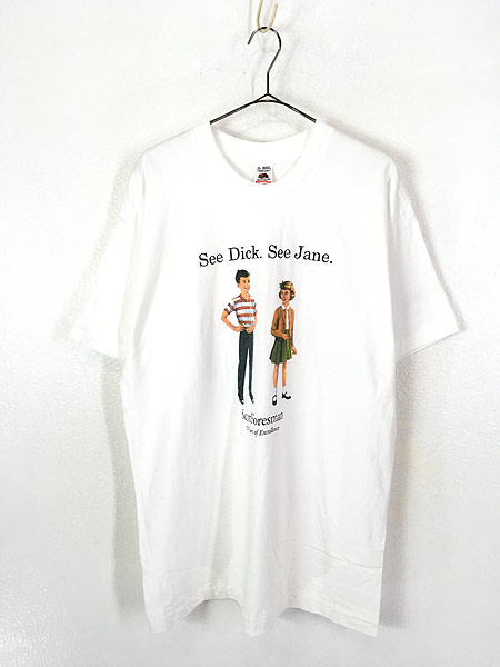 古着 90s See Dick See Jane 男の子 女の子 エロ アート Tシャツ Xl 古着 古着 通販 ヴィンテージ古着屋のドラセナ