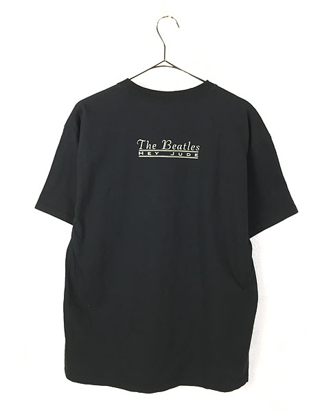 古着 00s The Beatles 「Hey Jude」 アート バンド Tシャツ L 古着