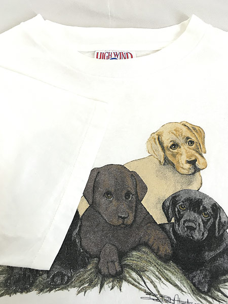 古着 90s USA製 イヌ 犬 アニマル Tシャツ XL 古着 - 古着 通販 