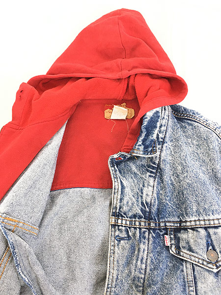 名作 90s Levis 75076 ケミカル デニム ジャケット XL 売り切り商品