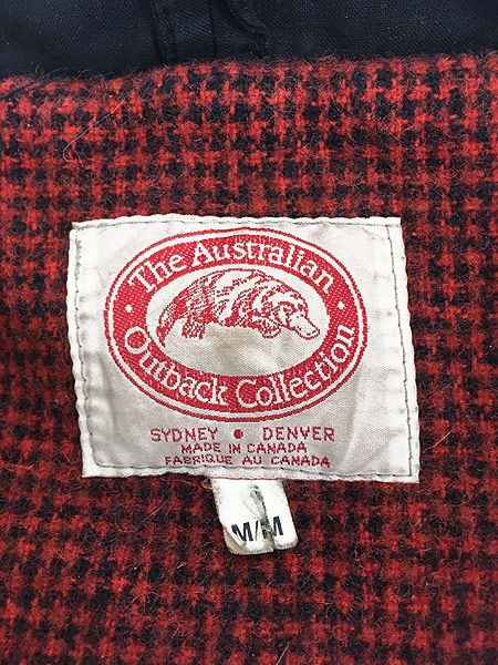 古着 80s Canada製 The Australian Outback Collection 2way オイルド ドローバー ダスター ジャケット  M 古着【10off】 - 古着 通販 ヴィンテージ　古着屋 Dracaena ドラセナ