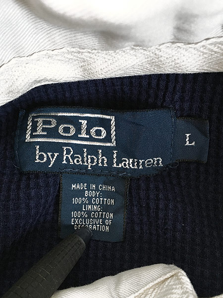 古着 Polo Ralph Lauren 「SKI PATROL」 裏地 サーマル スウェット ...