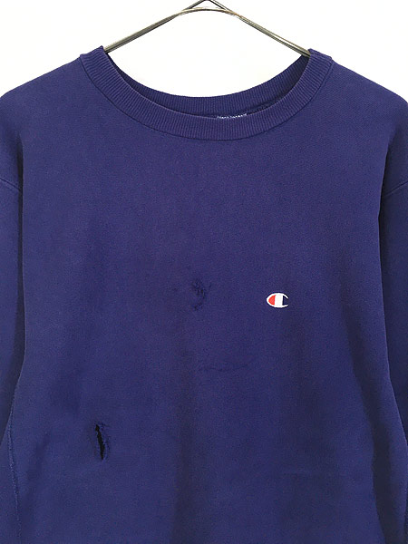 古着 90s USA製 Champion Reverse Weave ワンポイント クラッシュ