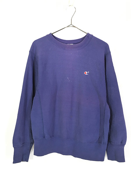 古着 80s USA製 Champion Reverse Weave 希少 「レジ目」 ワンポイント ...