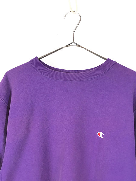 古着 90s USA製 Champion Reverse Weave ワンポイント カスタム 半袖