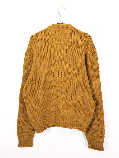 古着 60s USA製 Wool Kodel by Campus ダイヤ編み ローゲージ ウール