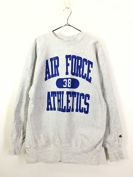 古着 90s Champion Reverse Weave 「AIR FORCE」 3段 リバース