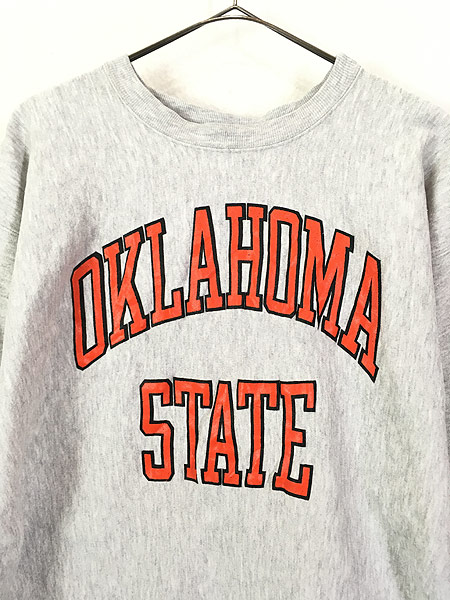 古着 80s USA製 Champion Reverse Weave 「OKLAHOMA STATE」 両面