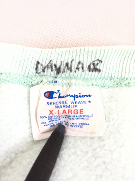 古着 80s USA製 Champion Reverse Weave レアカラー!! ミントブルー