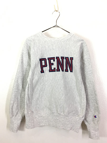 古着 90s Champion Reverse Weave 「PENN」 両面 プリント リバース