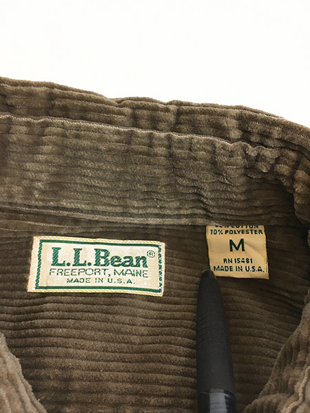 L.L.BEAN エルエルビーン 太畝 コーデュロイシャツメンズ