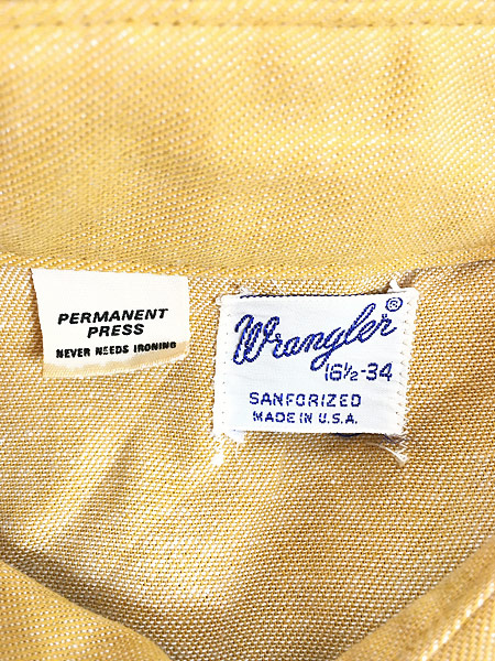 古着 60s USA製 Wrangler 27MW 貴重 カラー デニム ウエスタン シャツ