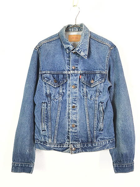 古着 80s USA製 Levi's 71506 ハンド ポケット付 ロング丈 デニム ジャケット Gジャン 40L 古着【30off】 - 古着  通販 ヴィンテージ　古着屋 Dracaena ドラセナ