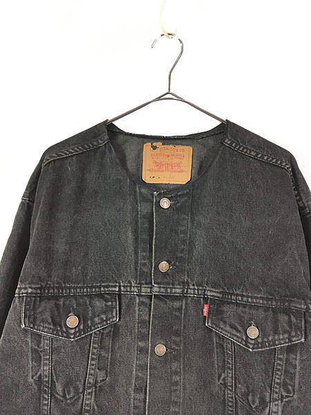 古着 90s USA製 Levi's 70507-4159 デカタグ スーパー ブラック ノー