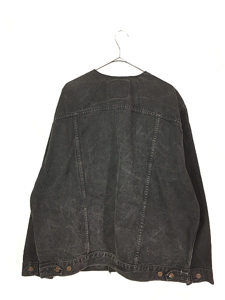 古着 90s USA製 Levi's 70507-4159 デカタグ スーパー ブラック ノー