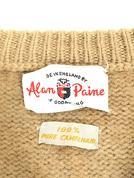 大量入荷 【Alan Paine】カシミア100％ ニットポロ キャメル ポロシャツ - evinthayer.com