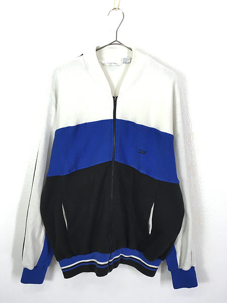 古着 90s Christian Dior 3カラー スウェット ジャージ トップ