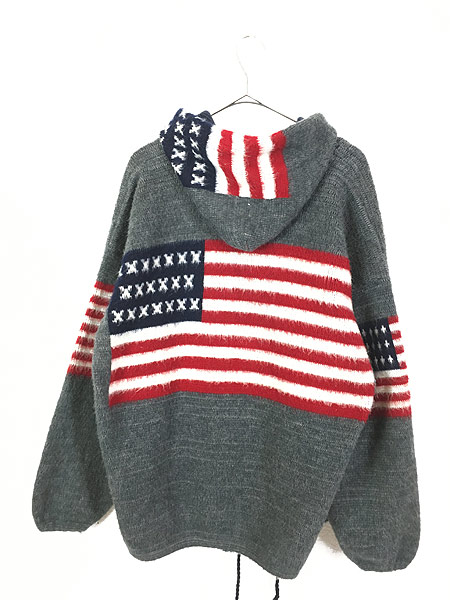 USA VINTAGE RUMINAHUIアメリカ総柄ニットジャケット - その他