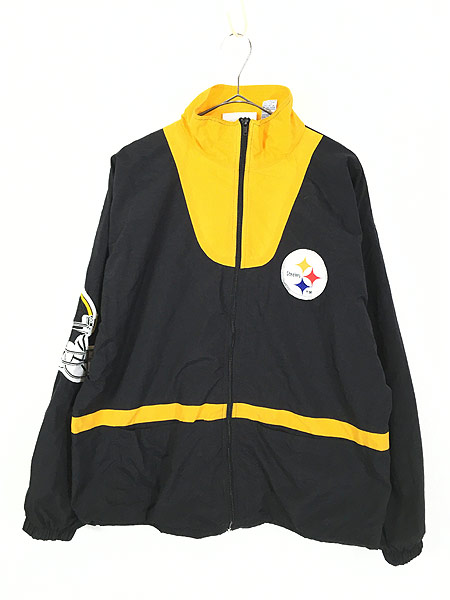 古着 90s NFL Pittsburgh Steelers 刺しゅう ワッペン ナイロン ジャケット L 古着【30off】 - 古着 通販  ヴィンテージ　古着屋 Dracaena ドラセナ