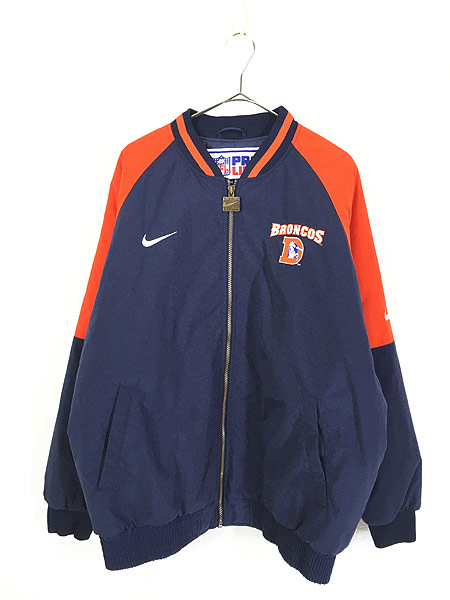 古着 NIKE NFL Denver Broncos スウォッシュ 刺しゅう パデット