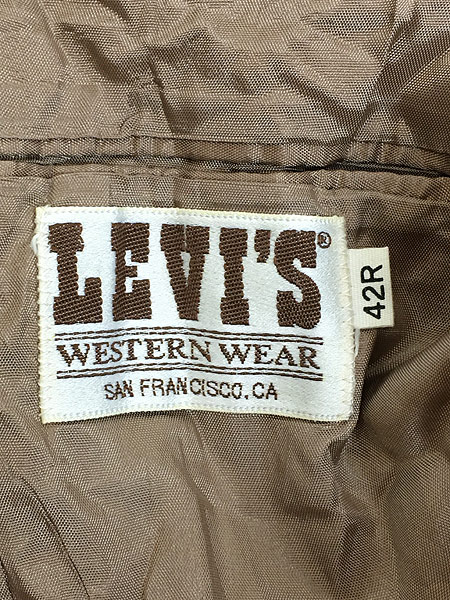 古着 70s Levi's Western Wear ウエスタン ヨーク 太畝 コーデュロイ