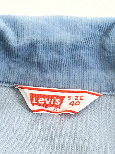 古着 80s Levis 70505 3rdタイプ コーデュロイ ジャケット ブルゾン