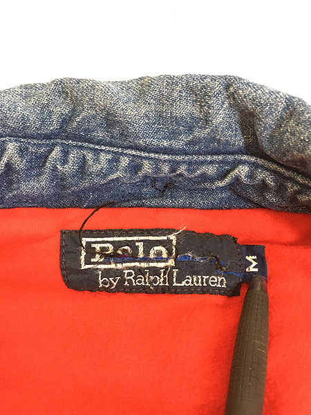 古着 90s Polo Ralph Lauren 2way デニム スウィング トップ