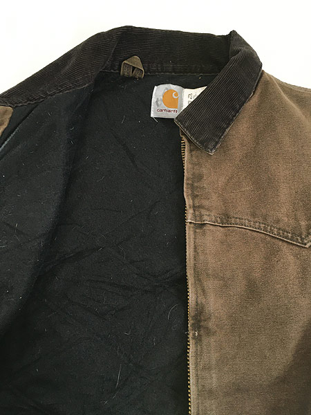 古着 90s Carhartt 裏起毛 キルティング ウエスタンヨーク ダック