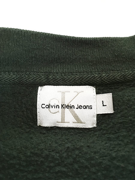 古着 90s USA製 Calvin Klein カルバンクライン ボックス ロゴ 