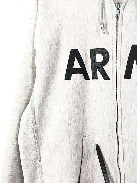 古着 80s USA製 Champion 「ARMY」 ミリタリー スウェット ジップ