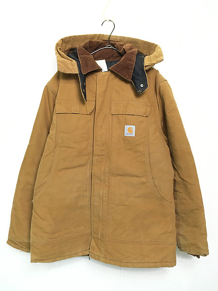 古着 80s USA製 Carhartt パデット ブラウン ダック トラディショナル