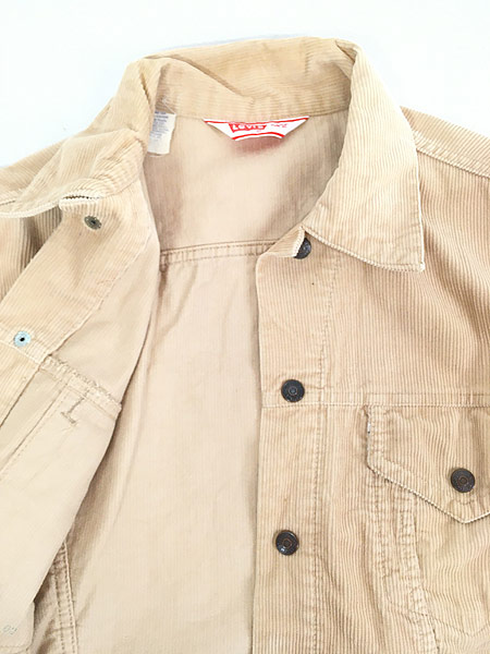 古着 70s USA製 Levis 70505-1324 3rdタイプ コーデュロイ ジャケット