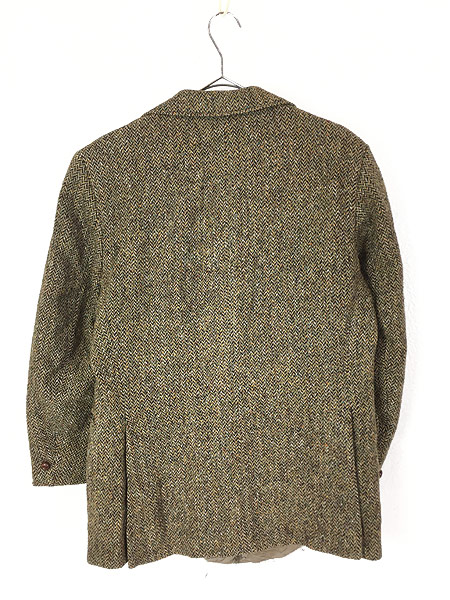 古着 90s James How × Harris Tweed ネップ ツイード ウール