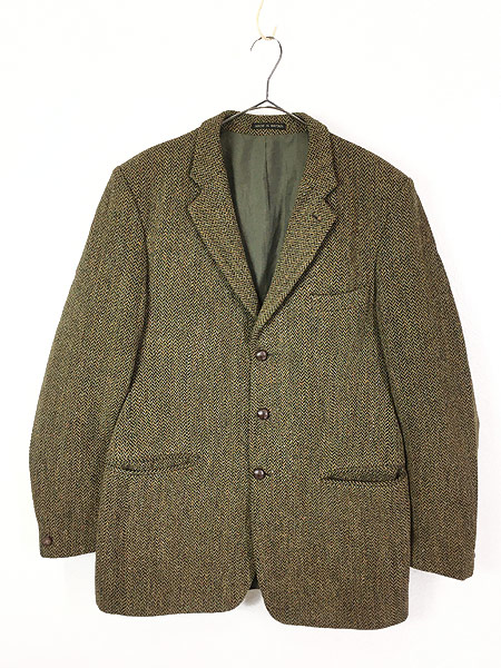 古着 70s Britain製 Dunn&Co × Harris Tweed カラフル ツイード